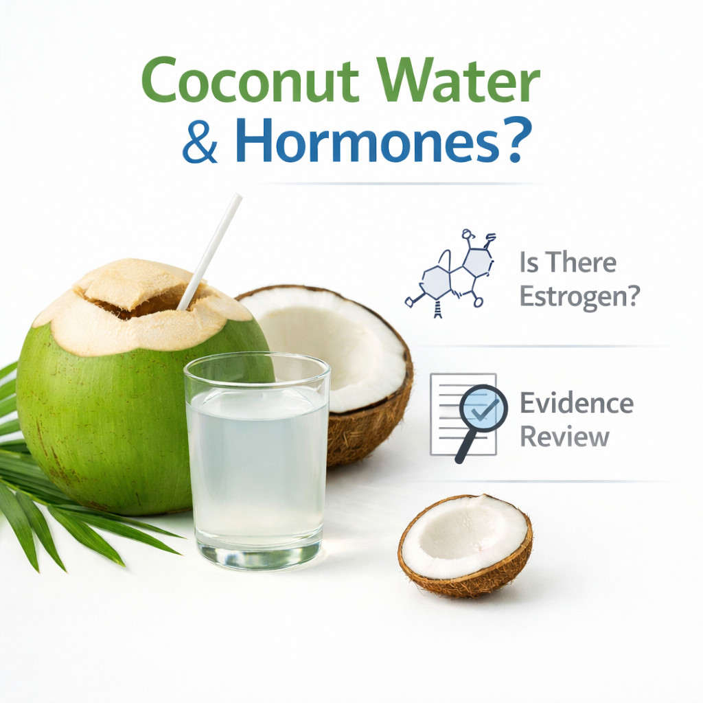 fresh coconut water and scientific question about hormones